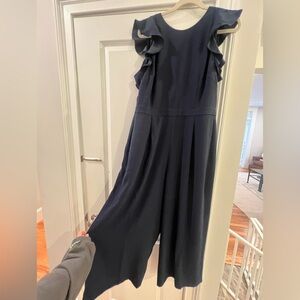 Jcrew navy jumpsuit